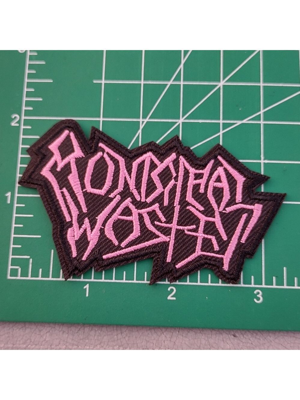 2/$10 Municipal Waist Pink Embroidered Patch
